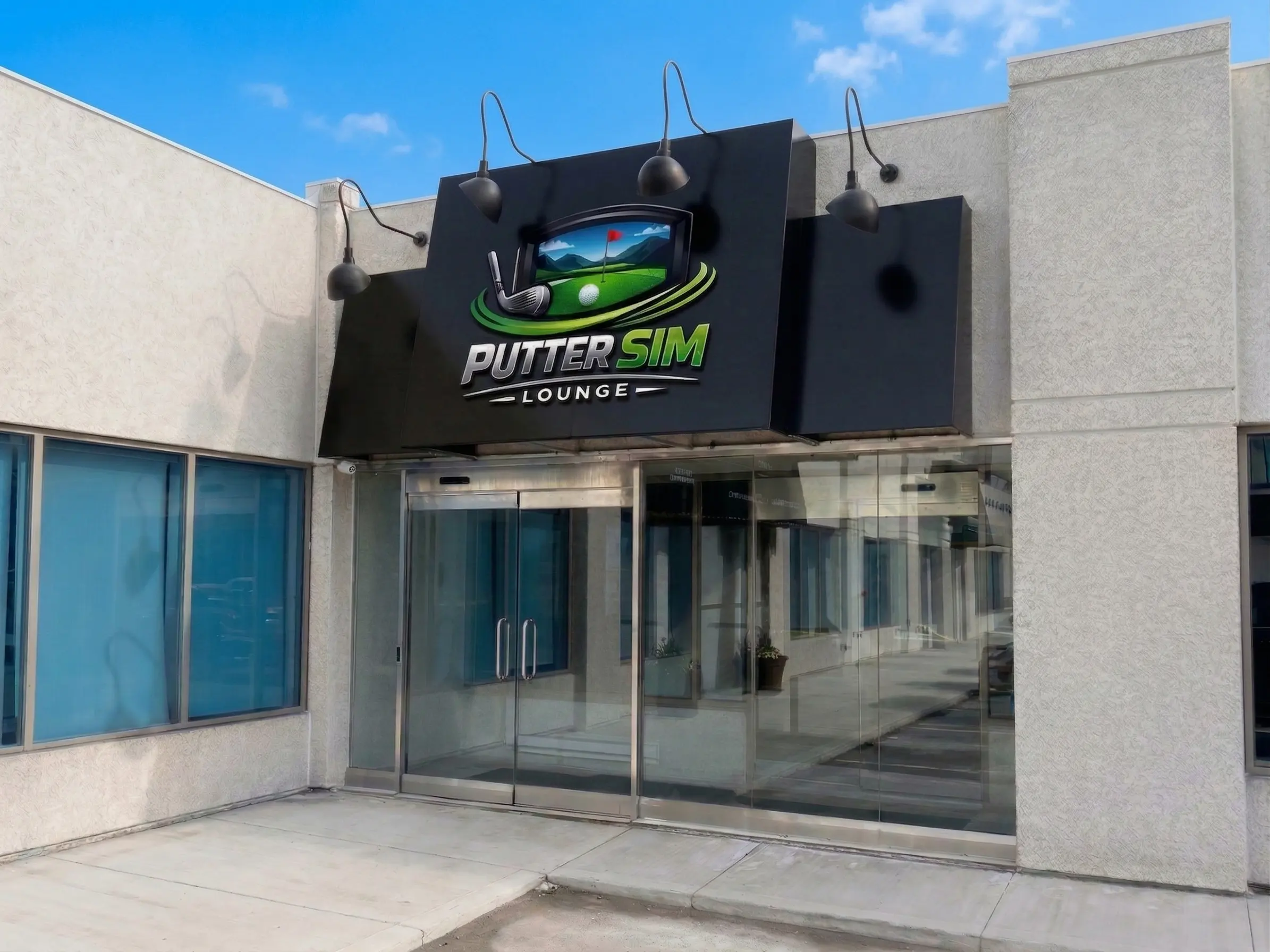 Putter Sim Lounge Indoor Golf Simulator