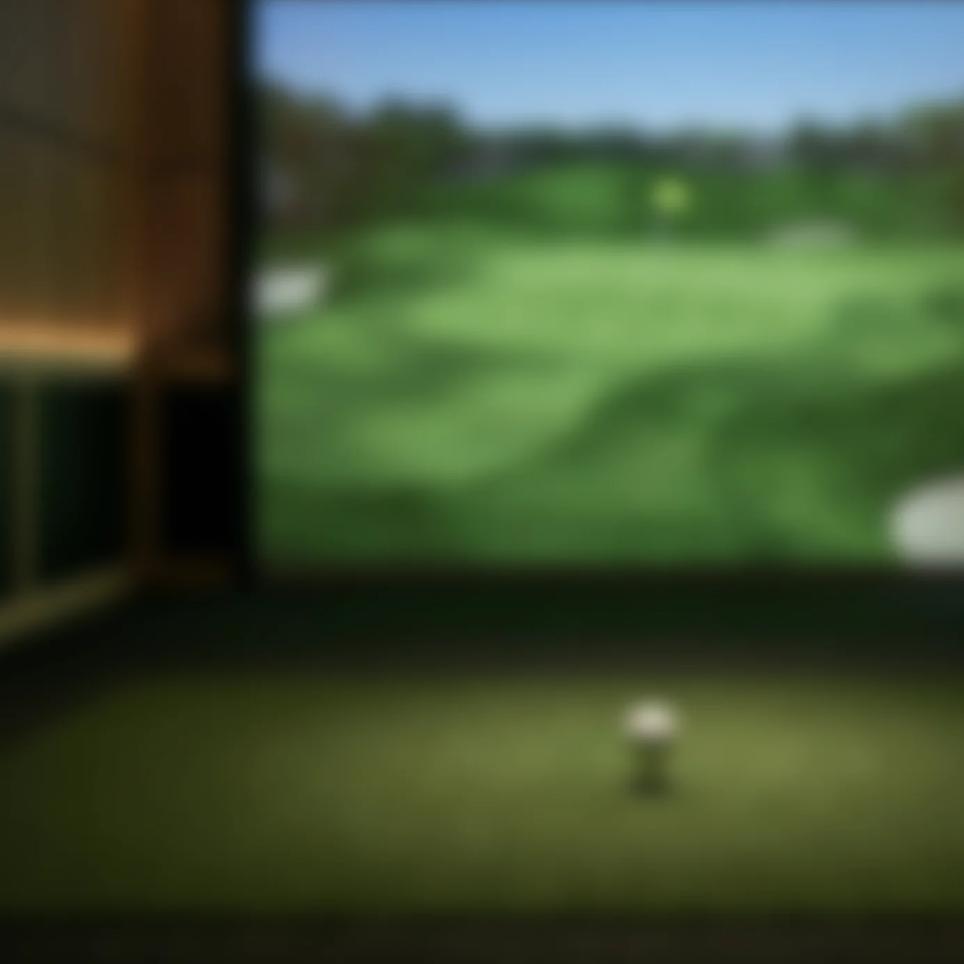 Tee off at the Woodbridge Golf Simulator